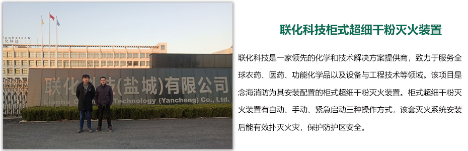 聯(lián)化科技柜式超細干粉滅火裝置