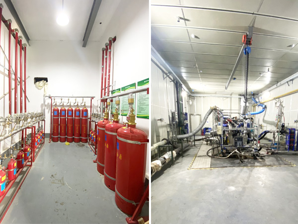 汽車發(fā)動機實驗室七氟丙烷滅火系統(tǒng)