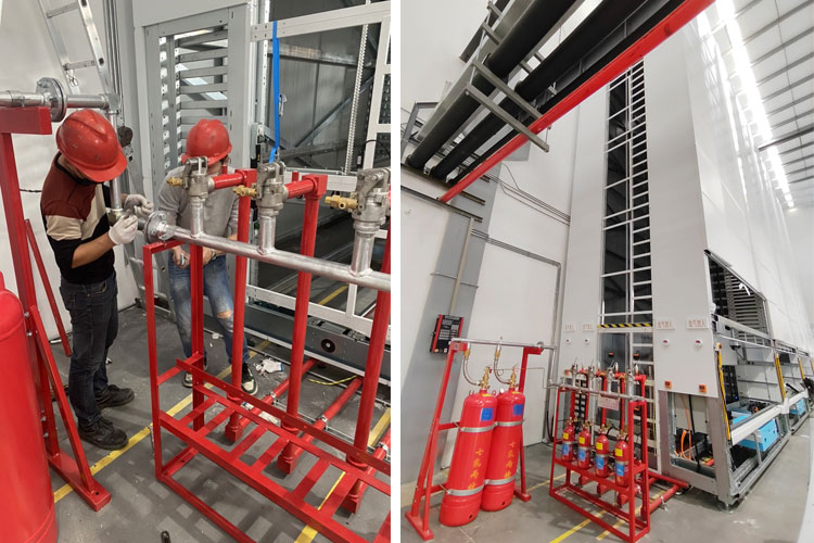 立體貨柜七氟丙烷滅火系統(tǒng)