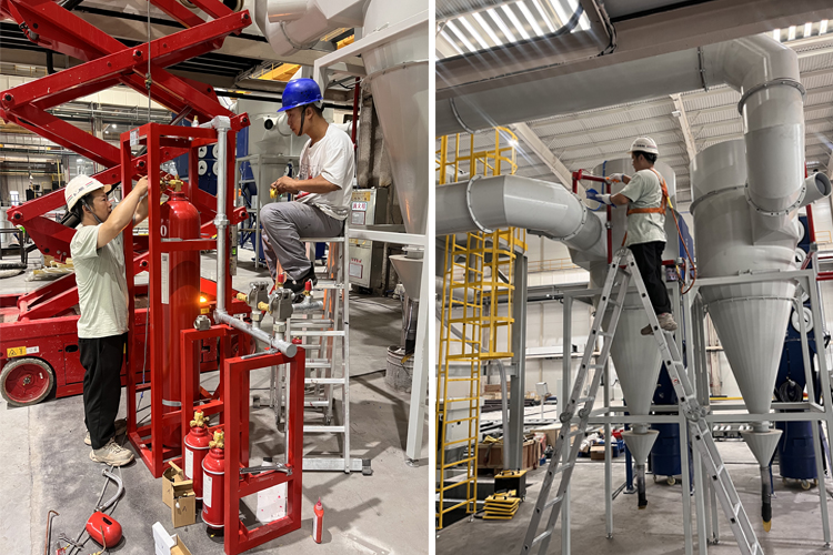 除塵設(shè)備滅火裝置2