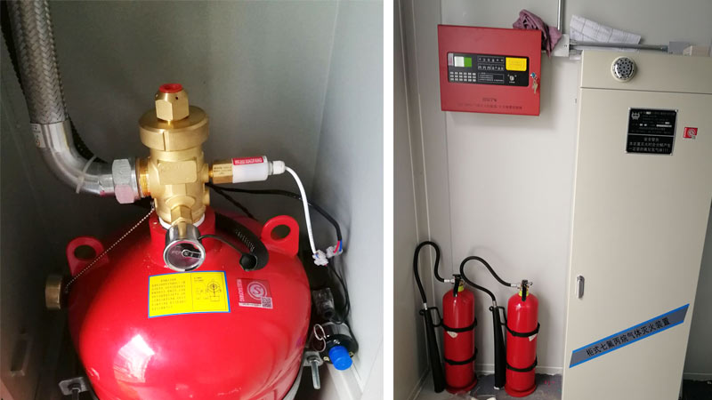儲能集裝箱七氟丙烷氣體滅火系統