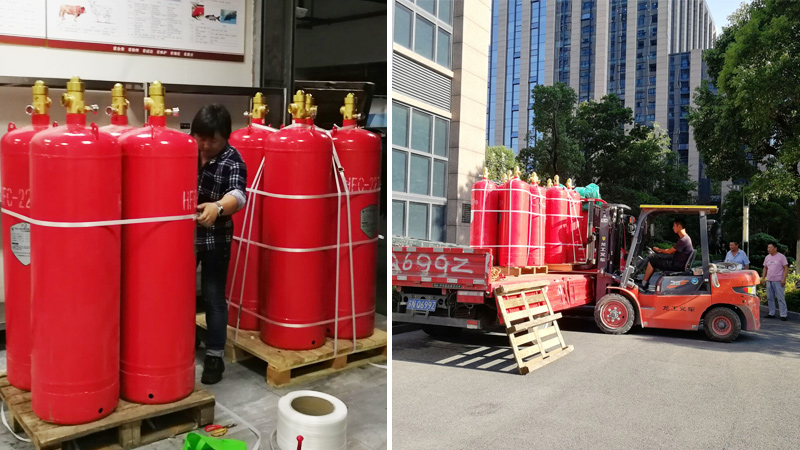 酒店七氟丙烷鋼瓶檢測(cè)充裝