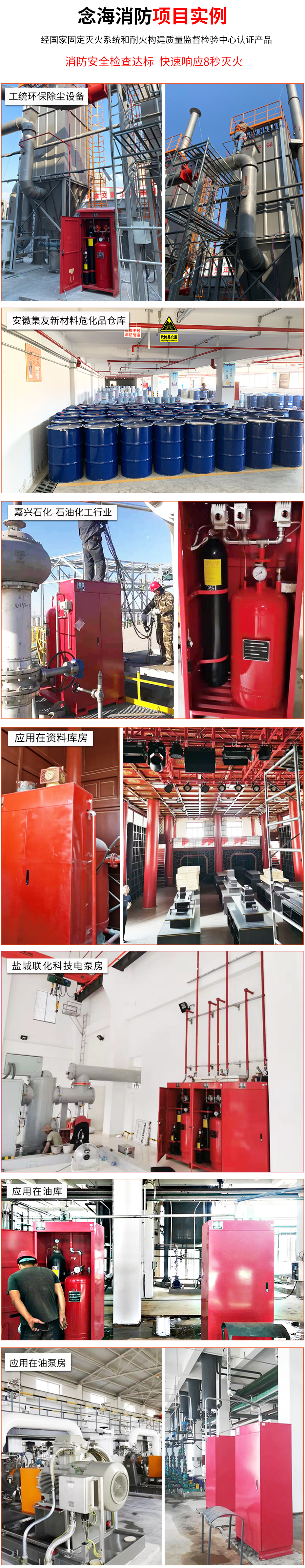 柜式超細干粉滅火裝置應(yīng)用場景